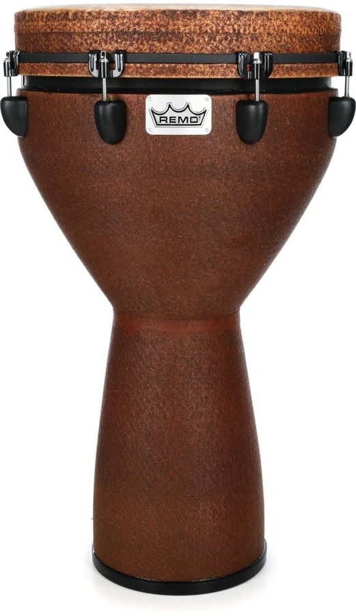 Remo Mondo 14-inch key-tuned djembe drum in Earth finish